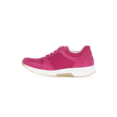 Afbeelding van Rollingsoft Sneakers laag, Dames, Maat: 37, Fuchsia Veloursleer