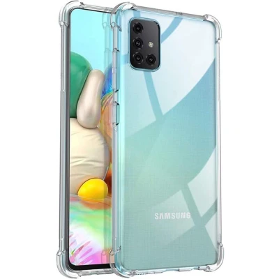 Afbeelding van iMoshion hoesje Siliconen Geschikt voor Samsung Galaxy A71 Design Transparant / Meerkleurig Dreamcatcher