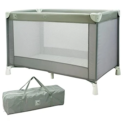 Afbeelding van BAMBISOL reiswieg 120x60 cm Vanaf de geboorte tot 3 maanden Inclusief matras en draagtas