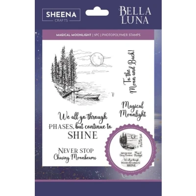 Afbeelding van Sheena Douglass Bella Luna Clearstamp Magical Moonlight