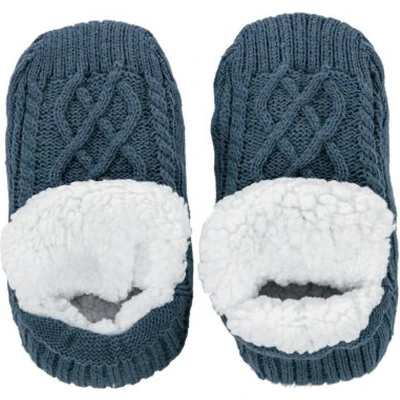 Afbeelding van Tiseco Huissokken COSY 2 paar gebreid sherpa 35/38, blauw