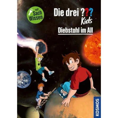 Afbeelding van Die drei ??? Kids Diebstahl im All: Ein spannender Fall mit extra Sachwissen