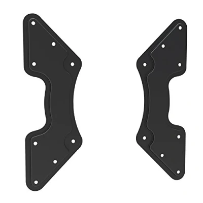 Afbeelding van PureMounts ADAPT D universele VESA adapterplaat voor het vergroten van afstanden, vergroot 200x200 tot 400x400, in 2 stuks, max. 30 kg, zwart