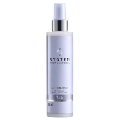 Afbeelding van System Professional LuxeBlond Bi Phase UV &amp; Heat Protector 180ml Haibu by Kapperskorting.com
