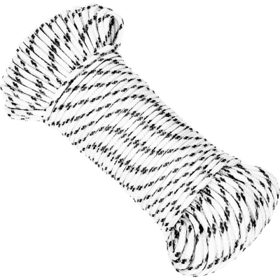 Afbeelding van vidaXL Boottouw gevlochten 5 mmx250 m polyester wit