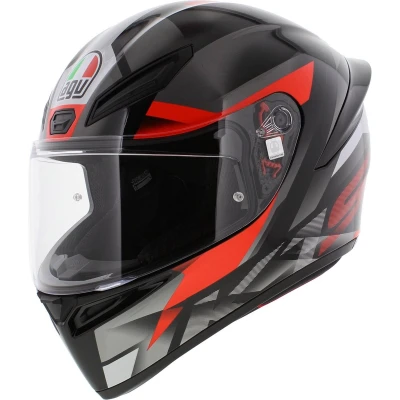 Afbeelding van AGV K1 S Motorhelm Fastlap grijs zwart rood Maat M