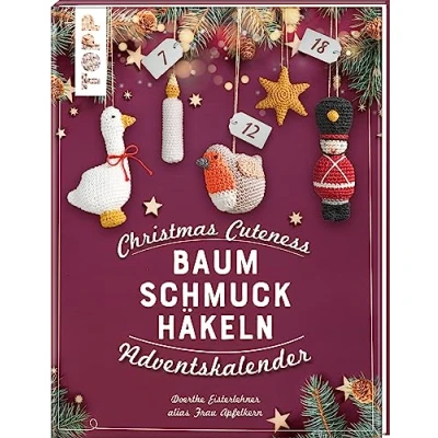 Afbeelding van Christmas Cuteness. Baumschmuck häkeln Adventskalender