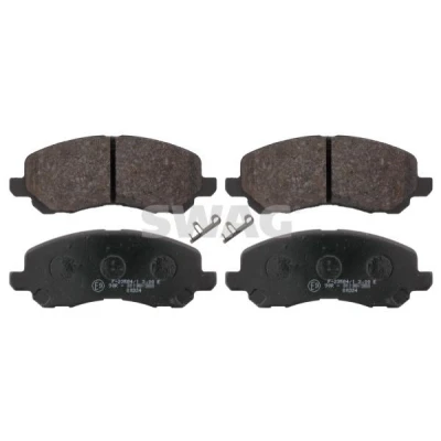 Afbeelding van SWAG 80 91 6644 Remblokkenset Vooras Met akoestische slijtagewaarschuwing MITSUBISHI: ASX Off Road, OUTLANDER 3, Grandis, PEUGEOT: 4008 Road