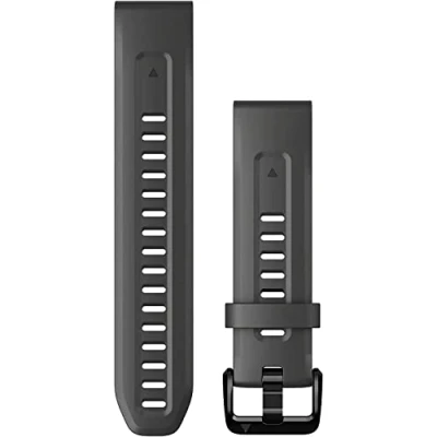 Afbeelding van Garmin Quickfit® 20 Mm Siliconen Horlogebanden Zwart