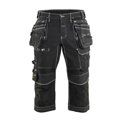 Afbeelding van Blaklader Piraatbroek denim stretch X1900 1991 1141 Zwart C52