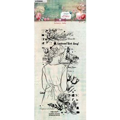 Afbeelding van Lovely Lady Sending You Love nr.798