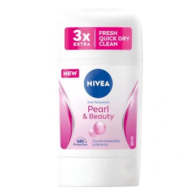 Afbeelding van Nivea Pearl &amp; Beauty Deo Stick 2 x 50 ml
