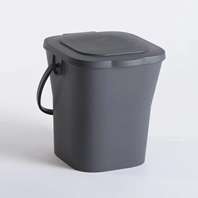 Image de Seau à compost Eda Gris 6 L