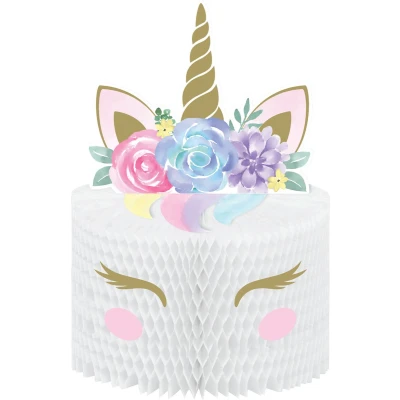 Afbeelding van Baby Unicorn Tafeldecoratie 30x19cm per stuk