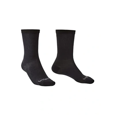 Afbeelding van Bridgedale Heren Wandelsokken Liner Coolmax 2 pack Zwart 40 43