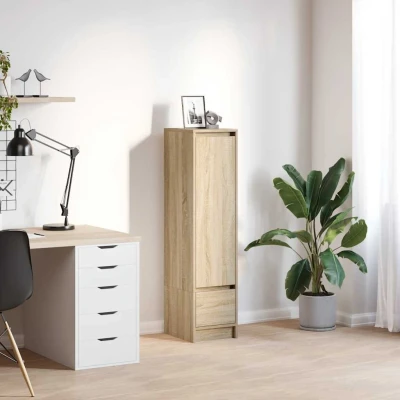 Afbeelding van vidaXL Highboard 29,5x34x119,5 cm spaanplaat sonoma eikenkleurig