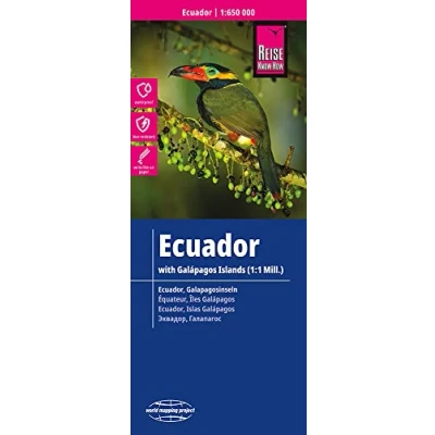 Afbeelding van Reise Know How Landkarte Ecuador, Galápagos (1:650.000 / 1.000.000)