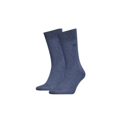 Afbeelding van Puma 2ER PACK Classic LOGO Einfarbig Sokken, Maat: 43 46, Blau