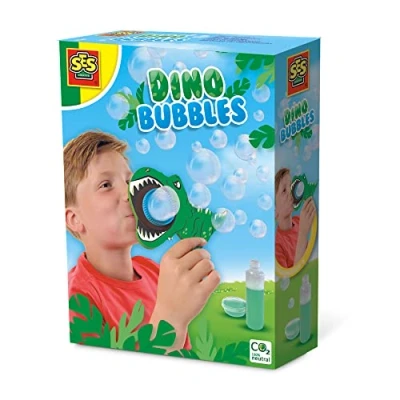 Afbeelding van SES dino Bubbles sterk bellenblaassop gemakkelijk afwasbaar thema