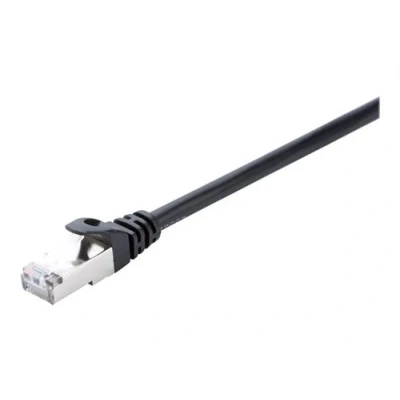 Image de V7 Câble réseau RJ 45 (M) pour 2 m SFTP, SSTP CAT 6 moulé, sans crochet noir