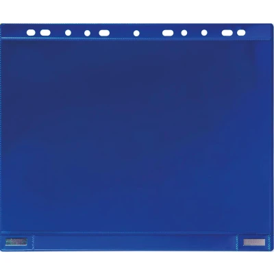 Afbeelding van Tarifold geperforeerde showtas, dubbelzijdig magnetisch, blauw, pak van 5 stuks