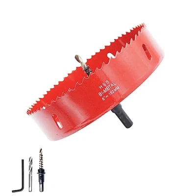 Afbeelding van LAIWEI 152 mm gatzaag, gatenzaag, klokboor Cirkelvormig mes voor het boren van gaten in hout, aluminium profielen, gipsplaat, pvc, enz.
