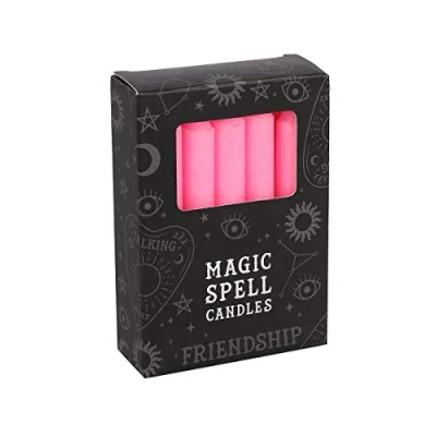 Afbeelding van Magic Spell Kaarsen Vriendschap (Roze 12 stuks) 1cmx9cm