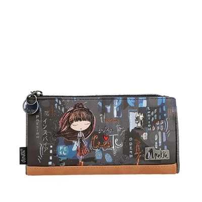 Afbeelding van Anekke Portemonnee Contemporary Flexible RFID Wallet Multicolor Veelkleurig