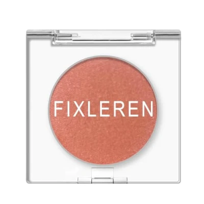 Image de Fixleren Fard à paupières orange pâle mat, métallisé, longue durée, holographique multichrome, maquillage de scène/de fête, M14