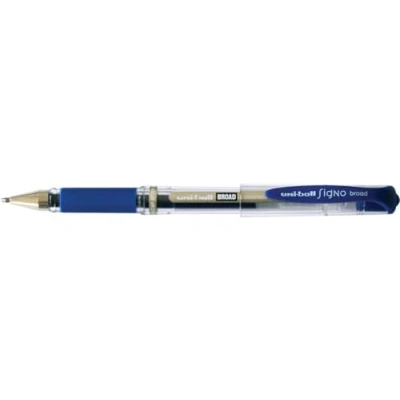 Afbeelding van Boligrafo de tinta líquida Uni Ball Signo Broad UM 153 W Blauw 0,6 mm (12 Onderdelen)