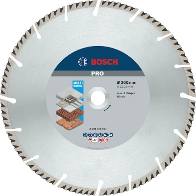 Afbeelding van Bosch Accessories 2608615067 Standard for Universal Speed Diamanten doorslijpschijf Diameter 300 mm Boordiameter 22.23 1 stuk(s)