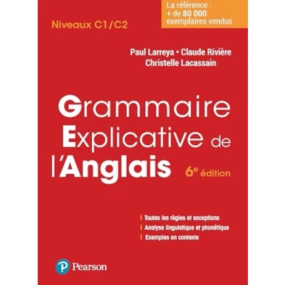Afbeelding van Grammaire Explicative De L&#039;Anglais