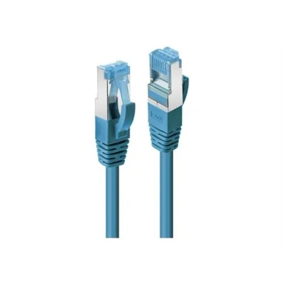 Image de Lindy Cordon de raccordement RJ 45 (M) pour 5 m SFTP PiMF CAT 6a sans halogène moulé crochet bleu