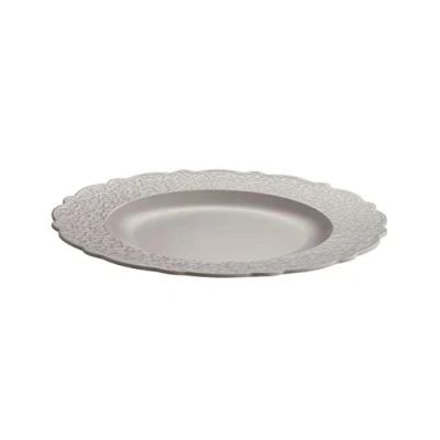 Afbeelding van Alessi Dressed Volledig van Air MW72/1 WG, plat design bord met klapdecoratie, granaminine, grijs (licht)