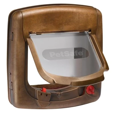 Afbeelding van Petsafe Staywell Magnetisch kattenluik houtnerf