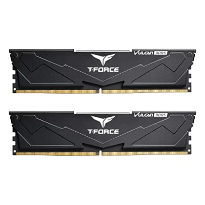 Afbeelding van Team Group Vulcan Geheugen DDR5 32 GB: 2 x 16 GB 288 PIN 5600 MHz / PC5 44800 CL32 1.2V On die ECC XMP 3.0 rood
