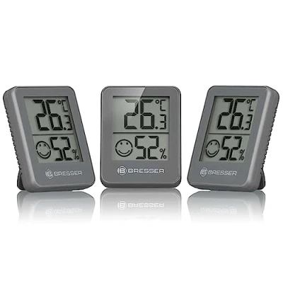 Afbeelding van Bresser Temeo Hygro Indicator 3 unit Set white