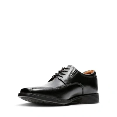 Afbeelding van Clarks Tilden Veterschoenen, Heren, Maat: 40, Black Leer