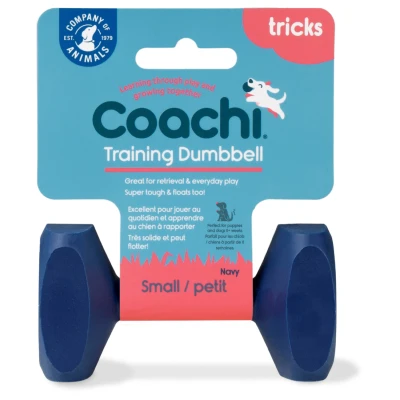 Afbeelding van Coachi Training Dumbbell Hondenopvoeding Navy S