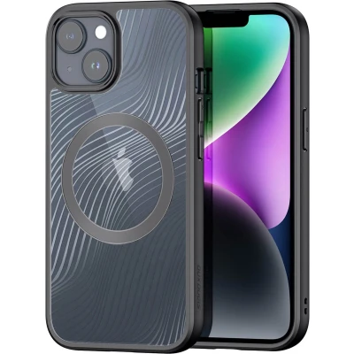 Afbeelding van Dux Ducis Telefoon Hoesje Geschikt voor de iPhone 15 Magsafe Back Cover Aimo Mag Series Zwart