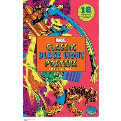 Afbeelding van Marvel Classic Black Light 2026 Poster Calendar with 12 Frameable Prints