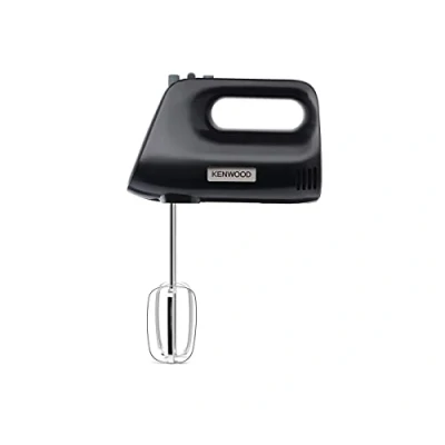 Afbeelding van Kenwood Küchengeräte MixEasy HMP30.A0BK handmixer 5 snelheden met turbofunctie + garde en kneedhaak van roestvrij staal 450 W zwart