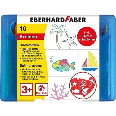 Afbeelding van Badkrijt in bewaarbox incl. 5 patronen