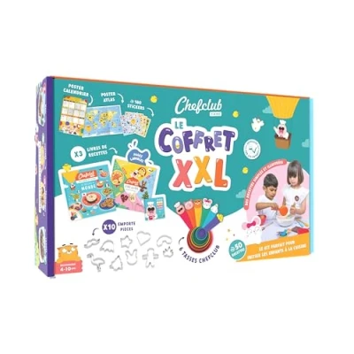 Afbeelding van Chefclub Kids De XXL set kookboeken en maatbekers voor kinderen
