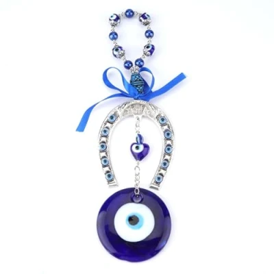 Afbeelding van Hanger Boze Oog Turks Blauw Decor Amulet Zegen Beschermer Moslim Geluk Housewarming Cadeau Wanddecoratie
