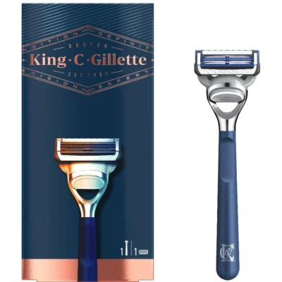 Afbeelding van Gillette King C. Hals Scheermes 2 Delig