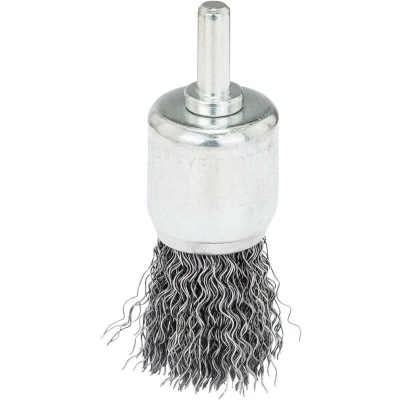 Afbeelding van BOSCH 2607017125 eindborstel voor boormachines gegolfde draad, 25 mm x schacht 6