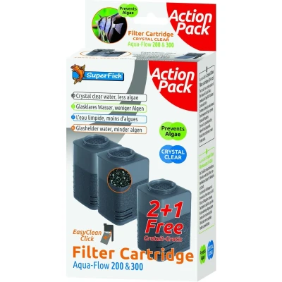 Afbeelding van Superfish Aqua Flow 200 en 300 Aquariumfilter 3 stuks