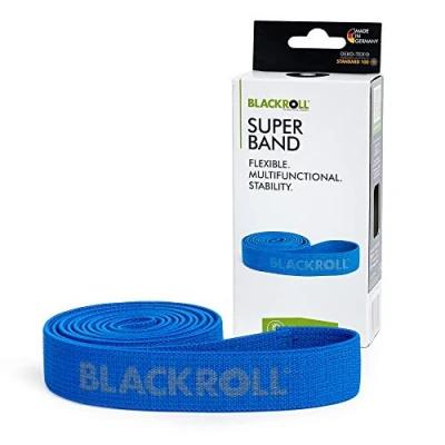 Afbeelding van BLACKROLL® Super Band (104 cm), gymnastiekband ter versterking van de spieren, weerstandsband huidvriendelijk textiel, wasbare fitnessband, sterke sterkte (10 kg), gemaakt