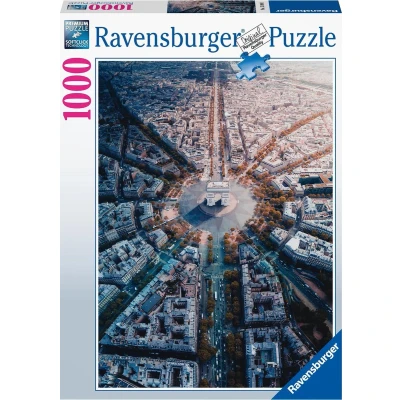 Afbeelding van Ravensburger puzzel Parijs van bovenaf gezien Legpuzzel 1000 stukjes